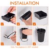 Pegboard Bins Cups with Hooks & Loops 12 Pack Peg