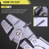 Twidec/Wire Rope Crimping Tool Kit Up To 2.2mm Swaging Tool
