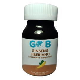 Ginseng Siberiano Cápsulas Suplemento Alimenticio