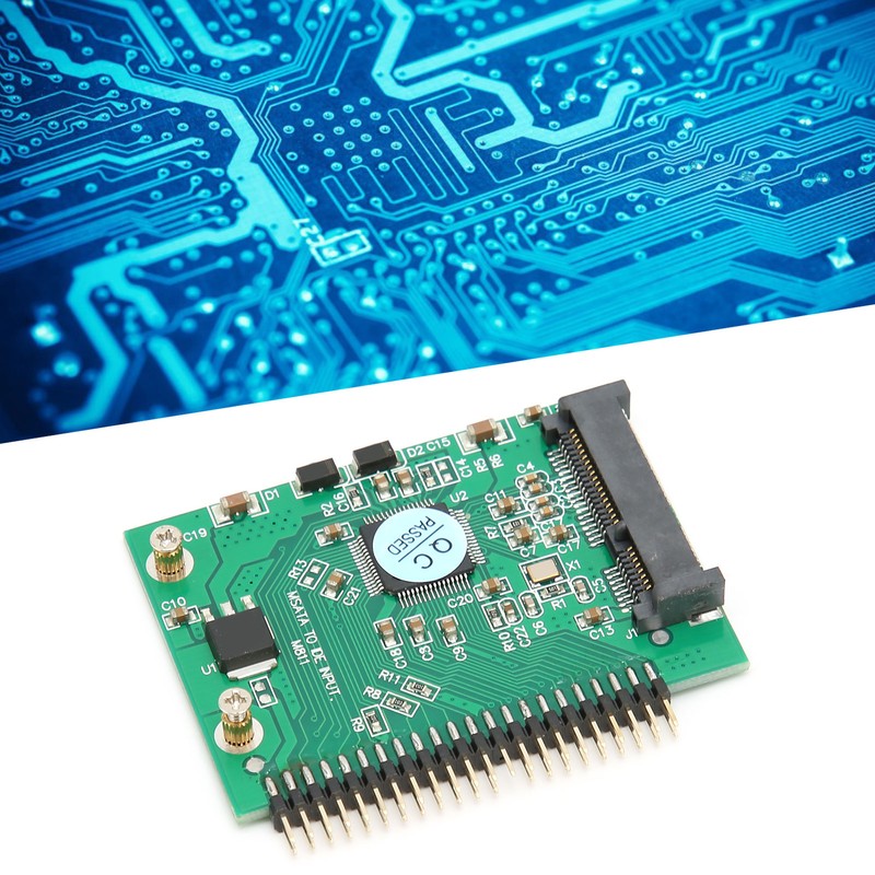Adapter Card Mini PCIE MSATA SSD to 44 Pin IDE