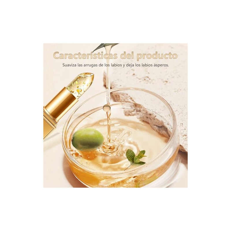 2PCS Labial Ajustable Por Ph Que Cambia De Color, Bálsamo