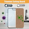 QUENTRO Titanium Cutting Board – Double Sided Chopping Board –