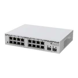 Mikrotik Cloud Smart Switch 318-16G-2S+IN with SwitchOS Dual 10G SFP+ Uplinks