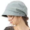 Loo&c Women's Large Size Hat, Cotton, Linen, Atre Casket, Wide