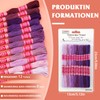 Tundi Embroidery Thread 12 Strands Purple Series Embroidery Thread Cross