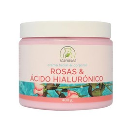 Crema Corporal De Rosas Con Ácido Hialurónico Restauradora 400 Gr Productos Mart Mexico