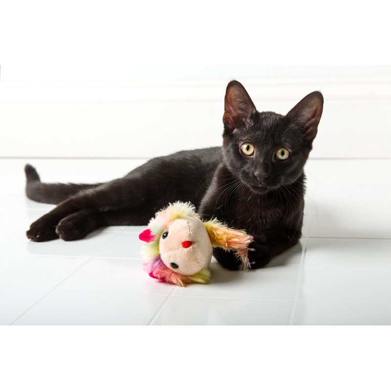 Hartz Just For Cats Running Rodent Vibrating Plush Mouse Cat