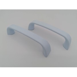 CR-MOESANCO® Set of 2 Caravan or Boat Maneuvering Grips with Inner Screw and High Performance Thermoplastic (White)