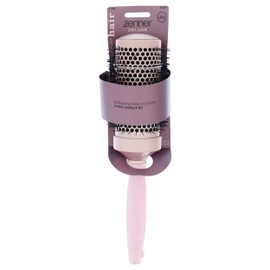 Zenner Deluxe Warmluftbürste Keramik Ø 5,1 cm – Große Rundbürste mit hitzebeständigem Keramikkörper & Nylonborsten – Ausklappbare Abteilspitze – Für mittellanges bis langes Haar