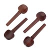 1Set Rosewood Violin Parts 4/4 Fittings Chinrest Pegs Tailpiece Tunners