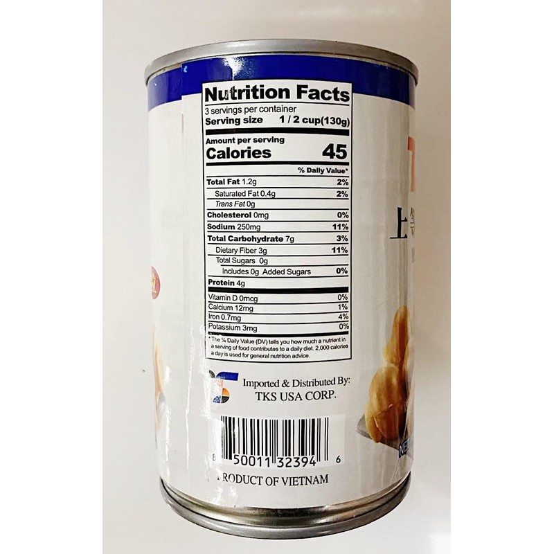 Whole Mushrooms, 15 oz, 425g, Pack of 4