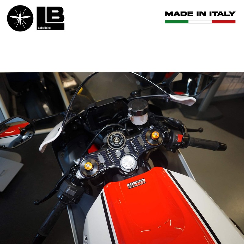 labelbike - 3D Sticker Motorcycle Steering Fork Plate Protection and