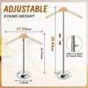 DigDozer Adjustable Shirt Display Stand 6Pcs, 20-35 Inch Height Tshirt