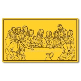 AK Wall Art The Last Supper Jesus Disciples Car Vinyl Sticker - SELECT SIZE - (A) X-Small: 3"