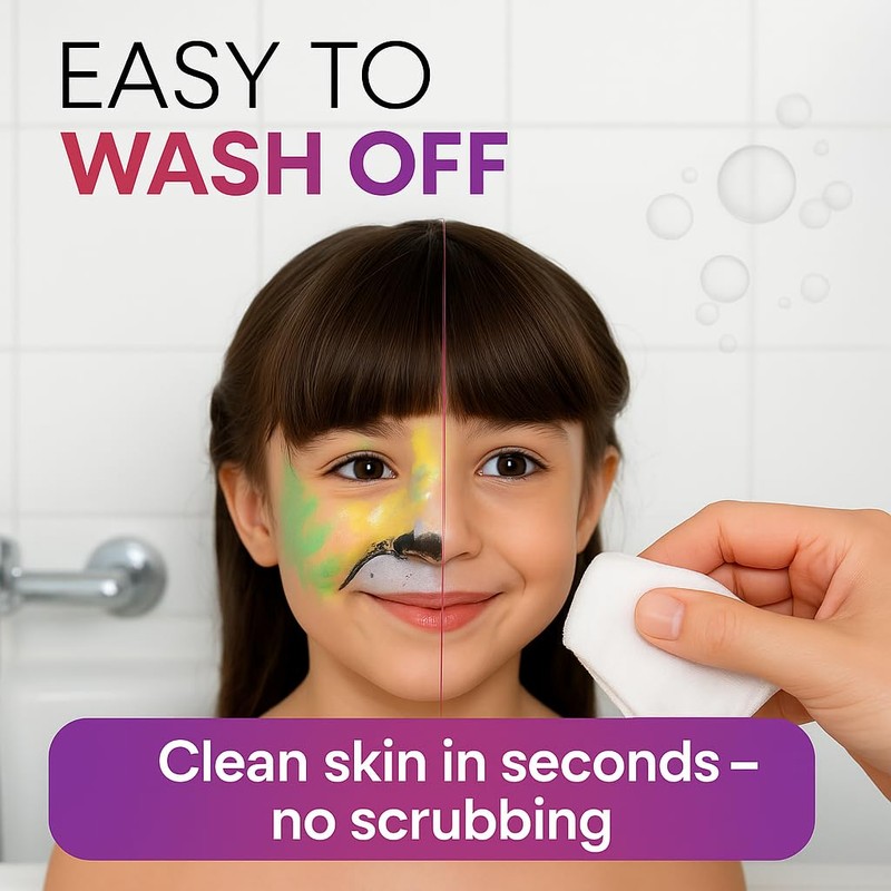 Face Paint Kit for Kids – 20 Washable Colors, Guaranteed
