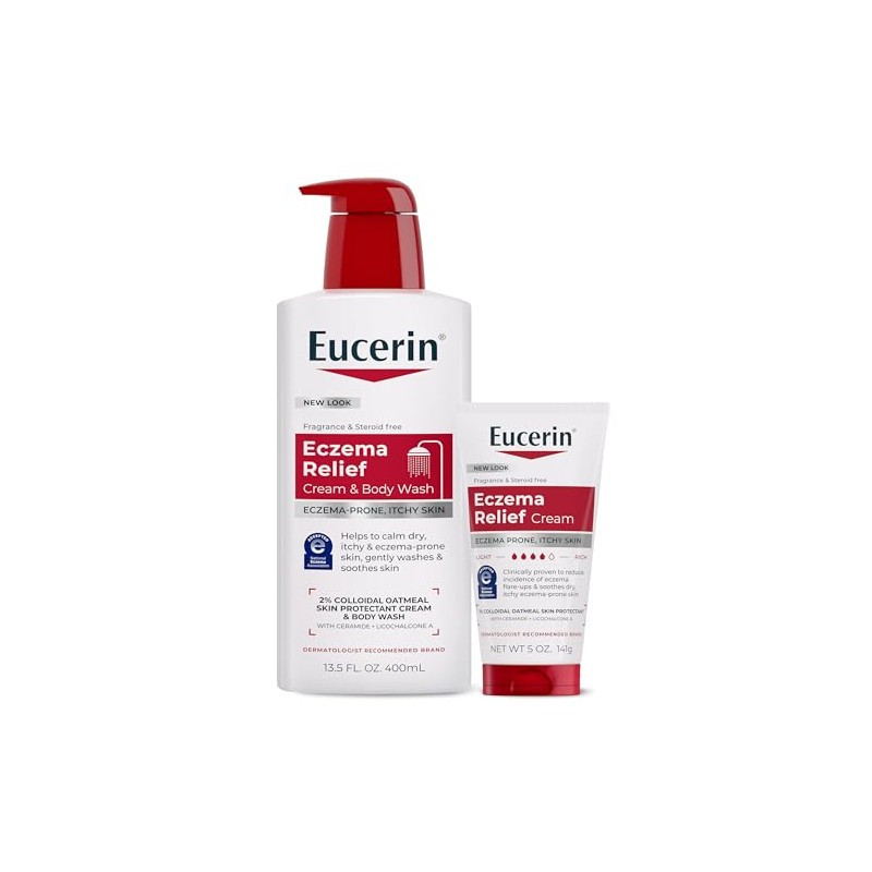 Eucerin Paquete Múltiple de Alivio para Eczema: Crema y Gel