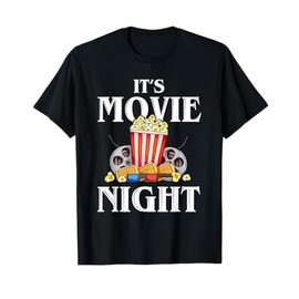 Family Movie Night Outfit For Men Women Kids - Movie Lover T-Shirt