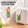 2-Pack Self-Adhesive Silicone Rice Paddle Holders – Wall-Mounted Kitchen Utensil