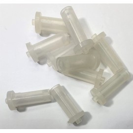 Protection Force Easy Cap for OD 6.5mm 1/4 Inch (Pack of 15) Ribp Tube Expanded Tube Openning Long Tube Pipe Post End Cover Screw Thread Protectors Elastic Rubber