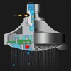 High Pressure Shower Head G1/2 Multifunctional Replacement Rain Shower Head