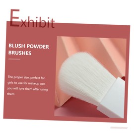 Healeved 25pcs Portable Blush Brush for Women Soft Bristles Lightweight Design for Travel and Everyday Makeup Application White