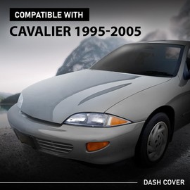 G-PLUS Dash Board Instrument Panel Cover, Compatible with Chevy Cavalier 1995-2005 Black