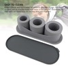 Hollow Cylinder Ice Cube Tray Quick Release Silicone High Low