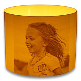 Lantern with Your Photos 13 cm Individual Decoration Tea Light Holder Unique