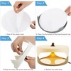Flea Trap Refill Discs Replacement Glue Boards 12 Pack, 7.1