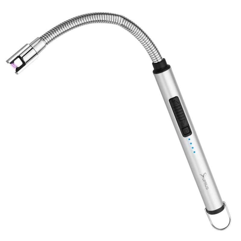 SUPRUS Electric Candle Lighter USB Type C Rechargeable Lighter Steel