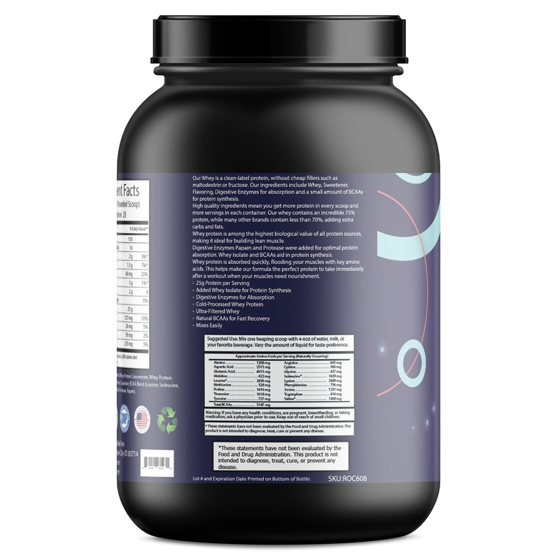 2lb Whey Protein Vanilla