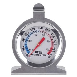 INRIGOROUS Kitchen Oven Thermometer, Stainless Steel Dial, Oven Thermometer, Portable Food Cooking, Baking Temperature 50-300°C, Measuring Range for Home, Kitchen (1 Pack Oven Thermometer)