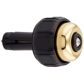 Ogi Industrial Bicycle Bell OH-600B Bar End Bell, Brass, Gold