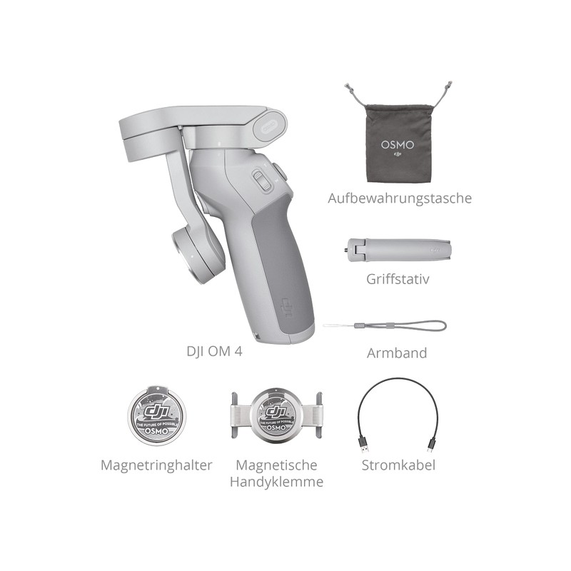 DJI OM 4 - Handheld 3-Axis Smartphone Gimbal Stabilizer with