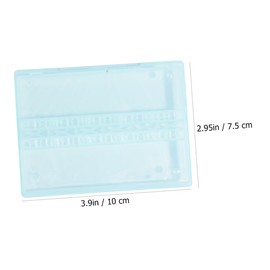 FRCOLOR 4pcs Nail Art Tool Storage Holders Compact Manicure Tool Cases for Organizing Electric Grinding Material Easy to Clean for Cosmetic Bags