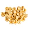 Breezliy 30PCS 3/8-Inch Brass Compression Cap Stop Valve Cap,Brass Compression