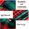AMORNPHAN 20pcs/Set 8"x8" Check Squares Plaid Craft Cotton Fabric Bundle