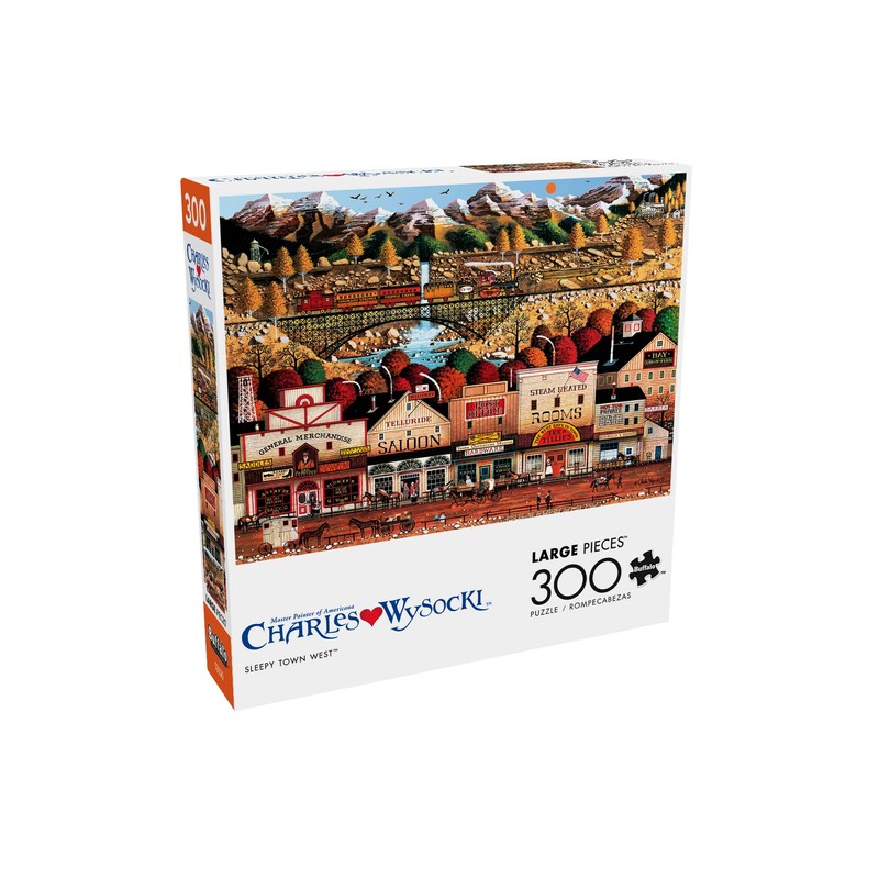 Buffalo Games - Charles Wysocki - Sleepy Town West -
