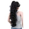 S_SSOY 31"(78cm) Women's Curly Pony Tail Hair Piece Synthetic Claw