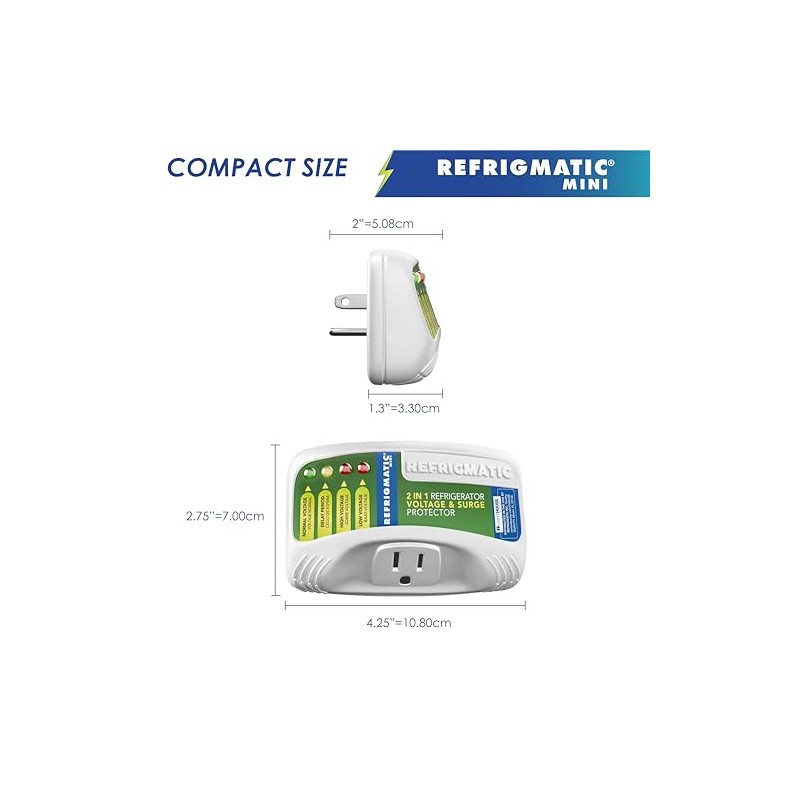 Refrigmatic WS-36300 - Protector de sobretensión electrónico para neveras de