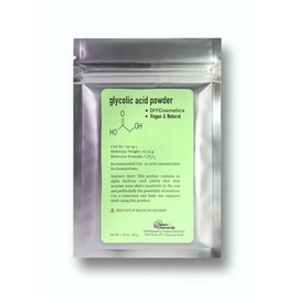 Polvo de ácido glicólico (1.41 onzas / 1.41 oz) Cristales de grado cosmético para el cuidado de la piel, sueros y lociones por Talsen Chemicals