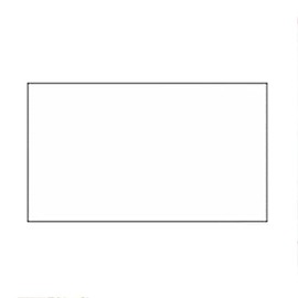 Satoh PB-1 Labels, Weak Viscose, Plain White, Pack of 10