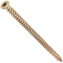 AERZETIX - Set of 20 - Concrete Screws - Direct Mounting without Dowels - Diameter 7.5 x 122 mm - Countersunk Head - Recess - DIY - Renovation - C44668