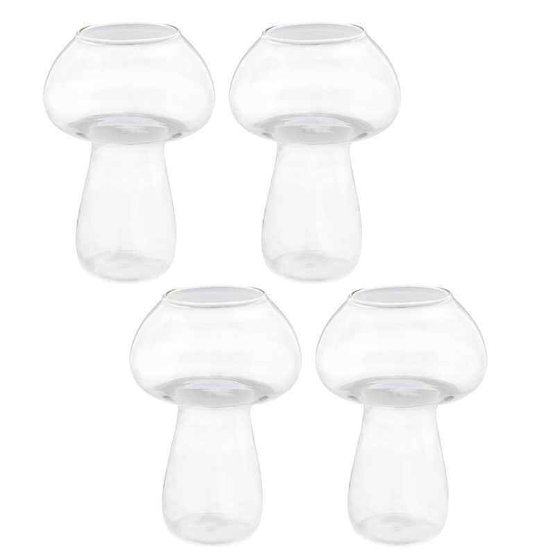 G Francis Mushroom Cocktail Glasses 4pk - 9oz Creative Drinking