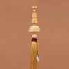 Car Pendant Decorative Hand Carved Lotus Rearview Mirror Hanging Ornament