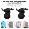 Pack of 2 Luggage Wheels Replacement Wheels Luggage Swivel Castors