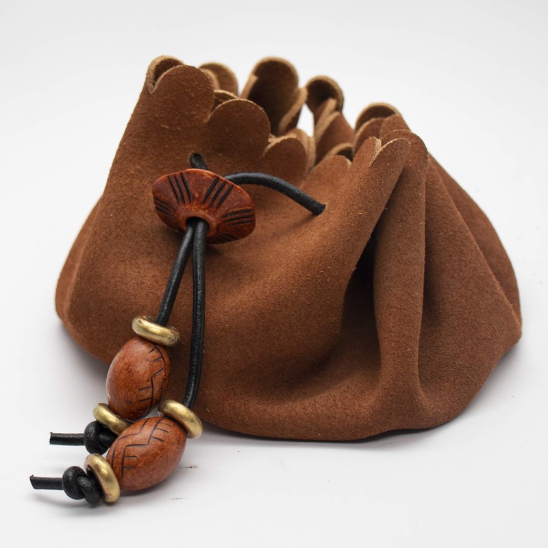 Realeather Suede Leather, Medium Brown