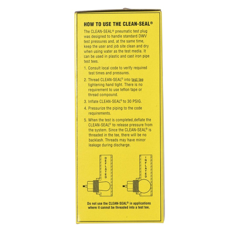 Cherne 271508 Pneumatic Test Plug, 1-1/2 in