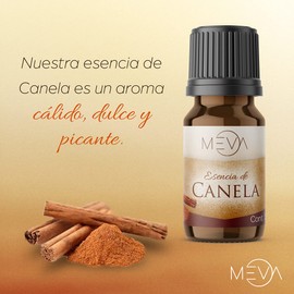 MEVA Esencias para Difusores y Humidificadores de Aromas 5ml Varios Aromas para Elegir (Canela)
