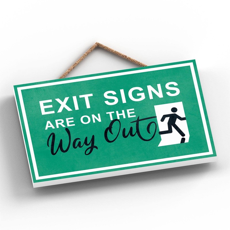 Global Designs Exit Signs Are On The Way Out, Stick
